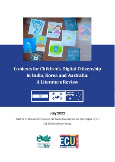 Contexts for children’s digital citizenship in India, Korea and Australia: A literature review