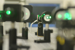 Laser beam experiment by Edith Cowan University
